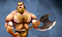 Viking Lumberjack game character